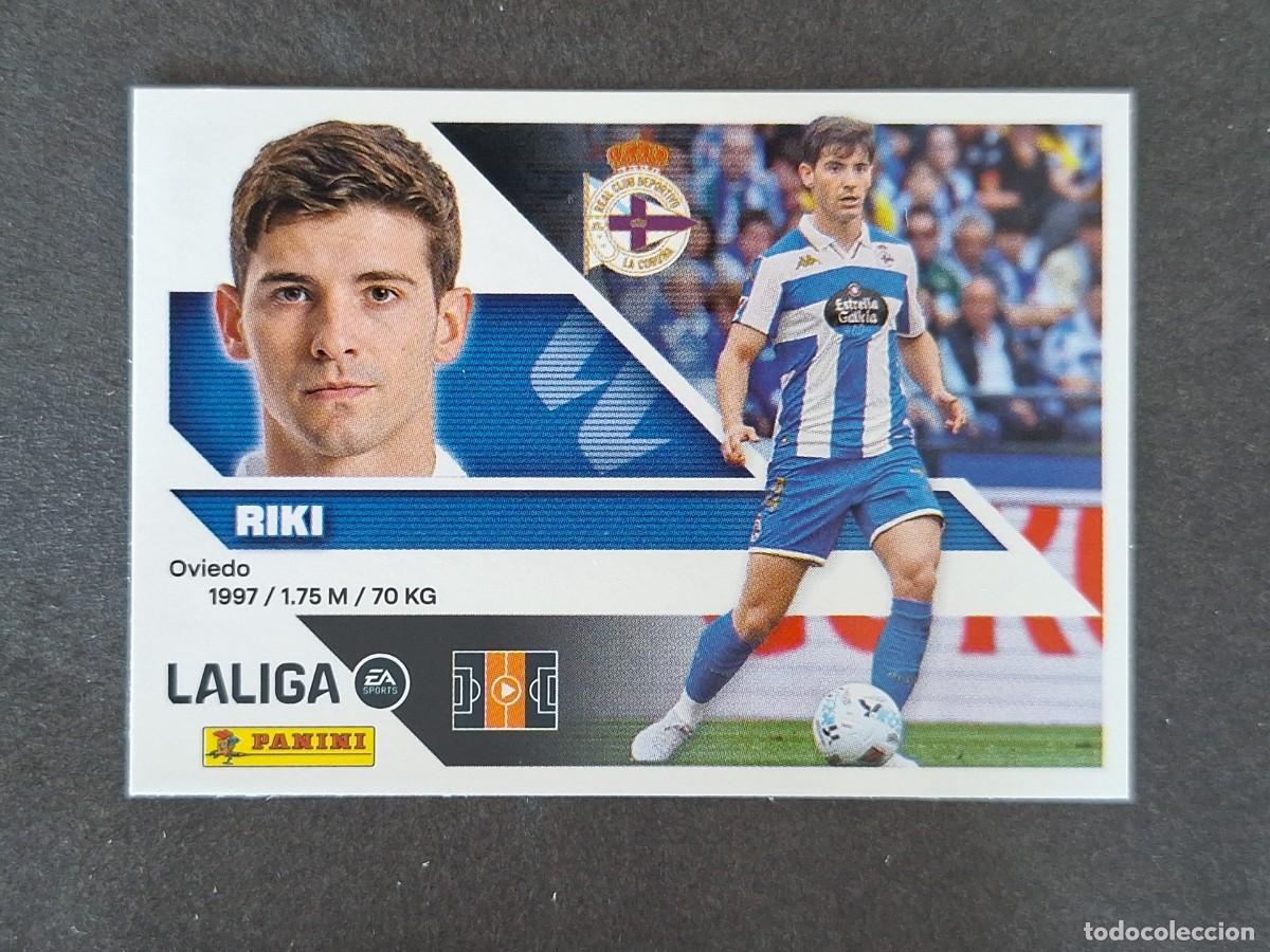 Cromos de f&uacute;tbol: L1 RIKI DEPORTIVO DE LA CORU&Ntilde;A LIGA ESTE 2026 2027 26 27 NUNCA PEGADO SIN PEGAR