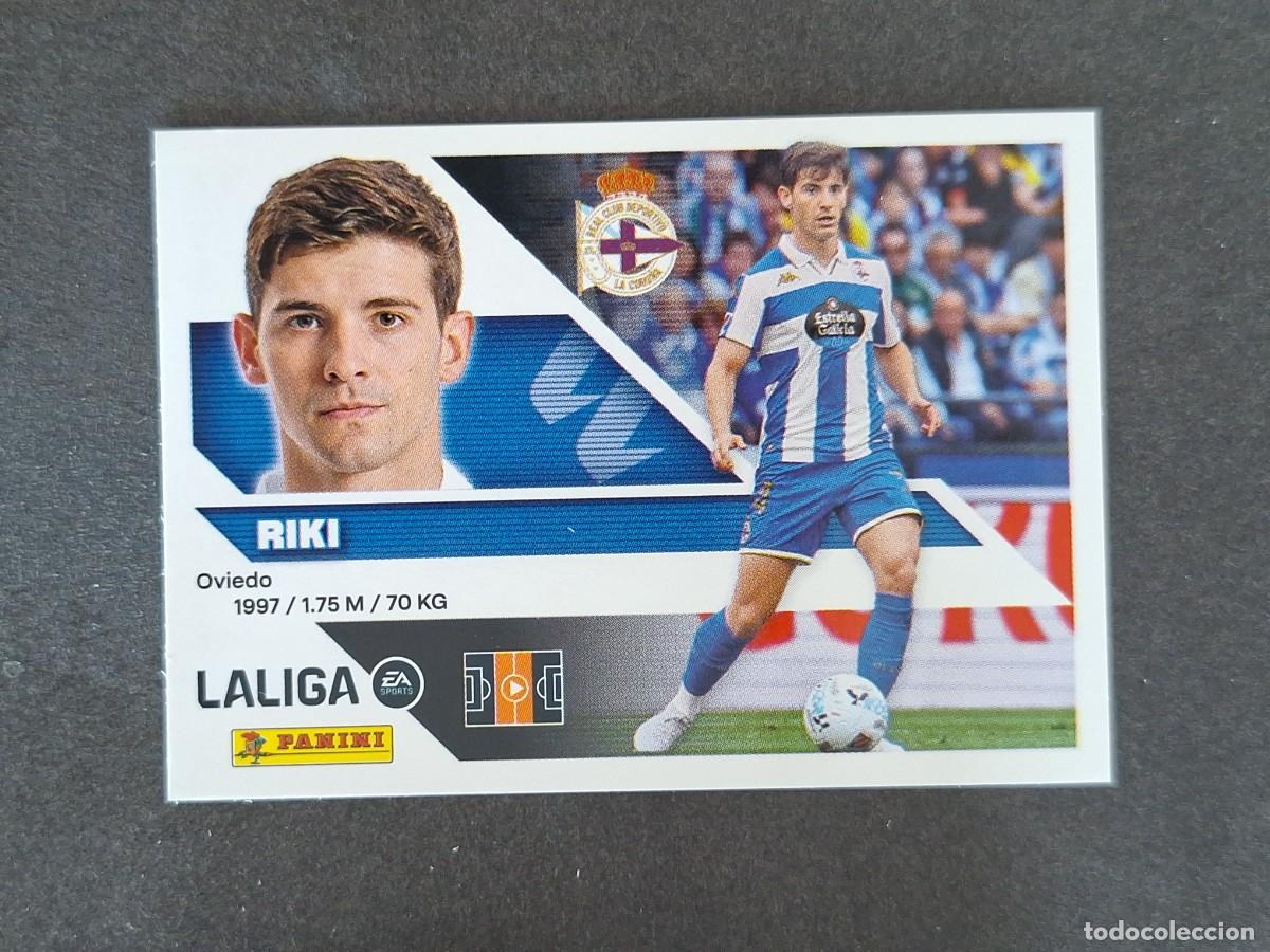Cromos de f&uacute;tbol: L1 RIKI DEPORTIVO DE LA CORU&Ntilde;A LIGA ESTE 2026 2027 26 27 NUNCA PEGADO SIN PEGAR