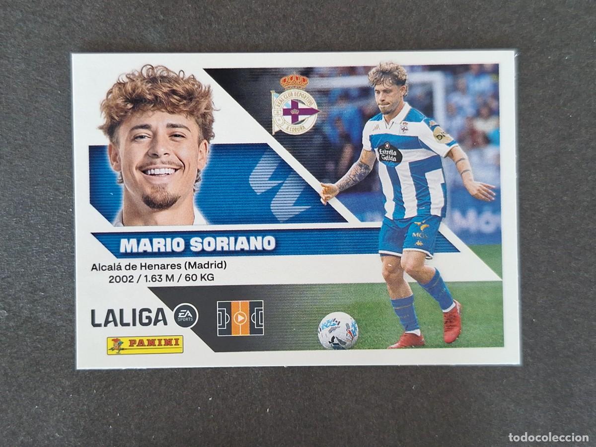 Cromos de f&uacute;tbol: L1 MARIO SORIANO DEPORTIVO DE LA CORU&Ntilde;A LIGA ESTE 2026 2027 26 27 NUNCA PEGADO SIN PEGAR