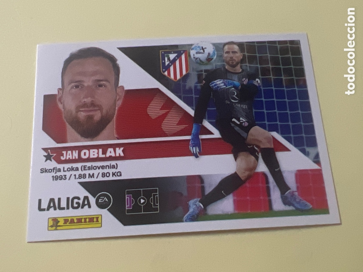 Cromos de f&uacute;tbol: C2199. Cromo Panini Liga Este 2026/2027 26/27 Atletico Madrid Oblak 3