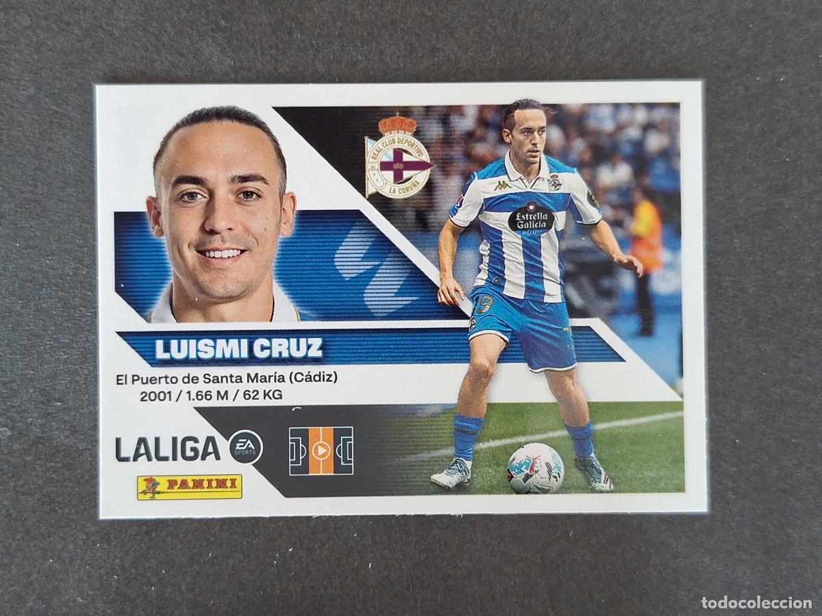 Cromos de f&uacute;tbol: L1 LUISMI CRUZ DEPORTIVO DE LA CORU&Ntilde;A LIGA ESTE 2026 2027 26 27 NUNCA PEGADO SIN PEGAR