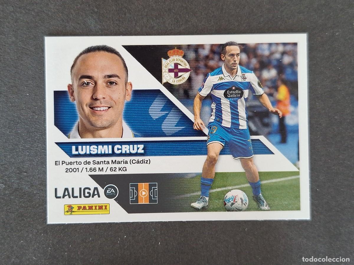 Cromos de f&uacute;tbol: L1 LUISMI CRUZ DEPORTIVO DE LA CORU&Ntilde;A LIGA ESTE 2026 2027 26 27 NUNCA PEGADO SIN PEGAR