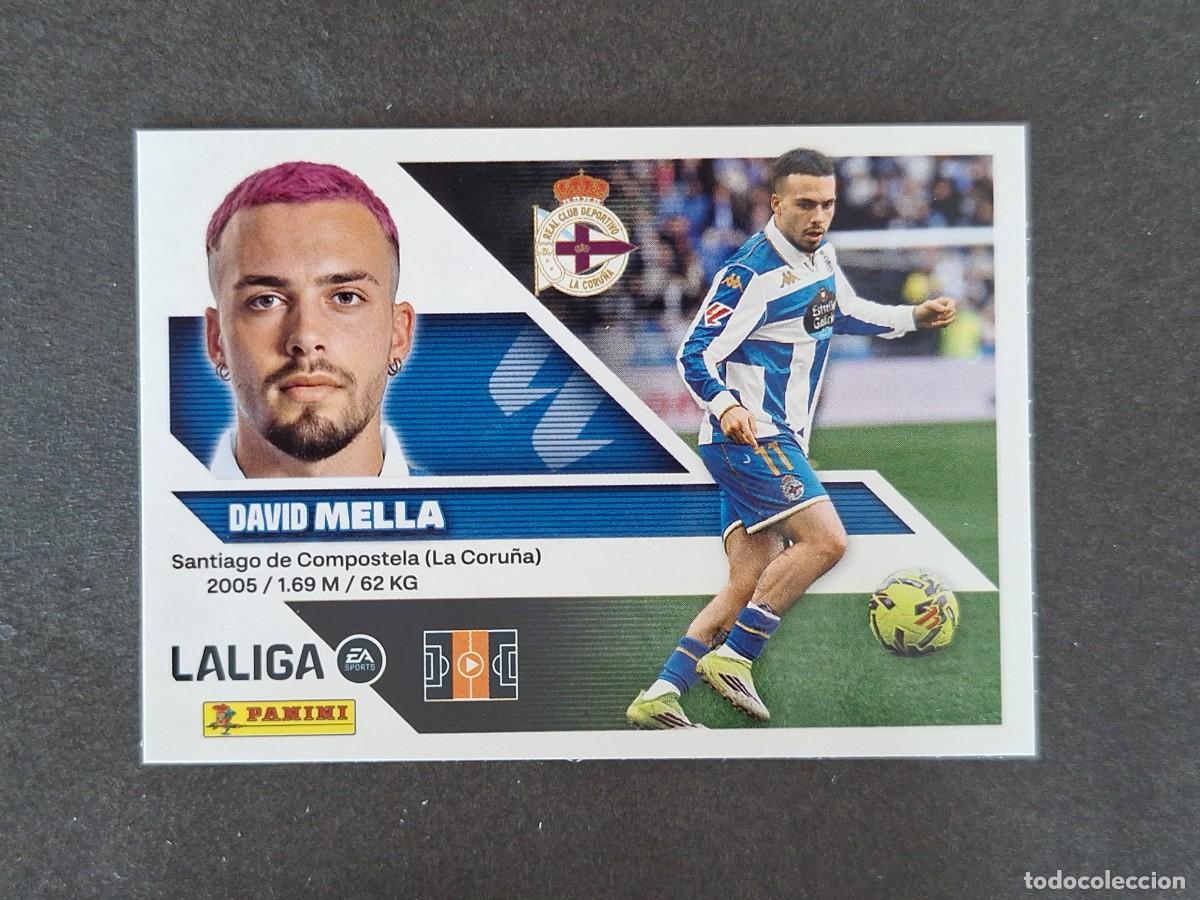 Cromos de f&uacute;tbol: L1 MELLA DEPORTIVO DE LA CORU&Ntilde;A LIGA ESTE 2026 2027 26 27 NUNCA PEGADO SIN PEGAR