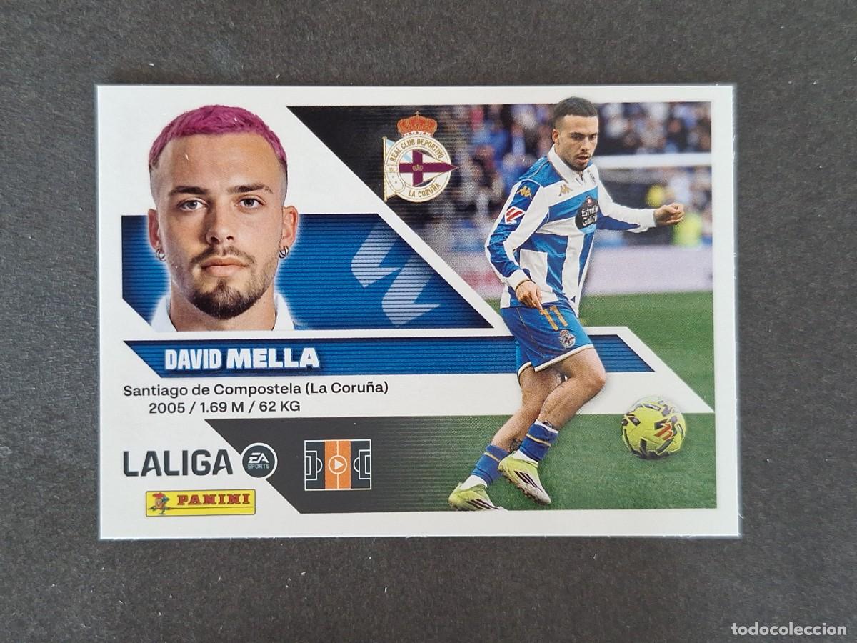 Cromos de f&uacute;tbol: L1 MELLA DEPORTIVO DE LA CORU&Ntilde;A LIGA ESTE 2026 2027 26 27 NUNCA PEGADO SIN PEGAR