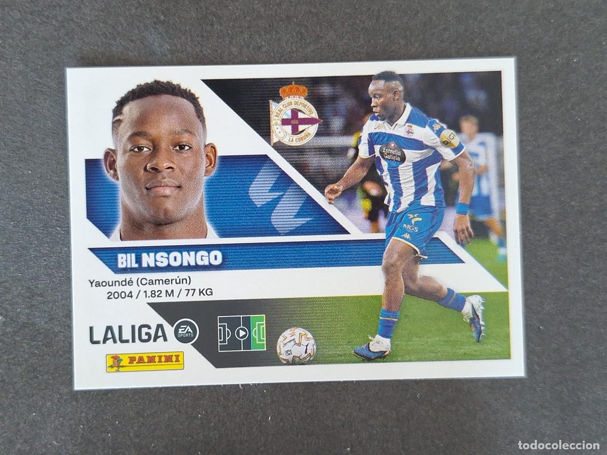 Cromos de f&uacute;tbol: L1 NSONGO DEPORTIVO DE LA CORU&Ntilde;A LIGA ESTE 2026 2027 26 27 NUNCA PEGADO SIN PEGAR