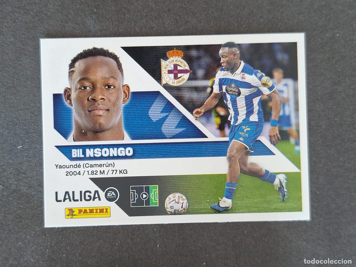 Cromos de f&uacute;tbol: L1 NSONGO DEPORTIVO DE LA CORU&Ntilde;A LIGA ESTE 2026 2027 26 27 NUNCA PEGADO SIN PEGAR
