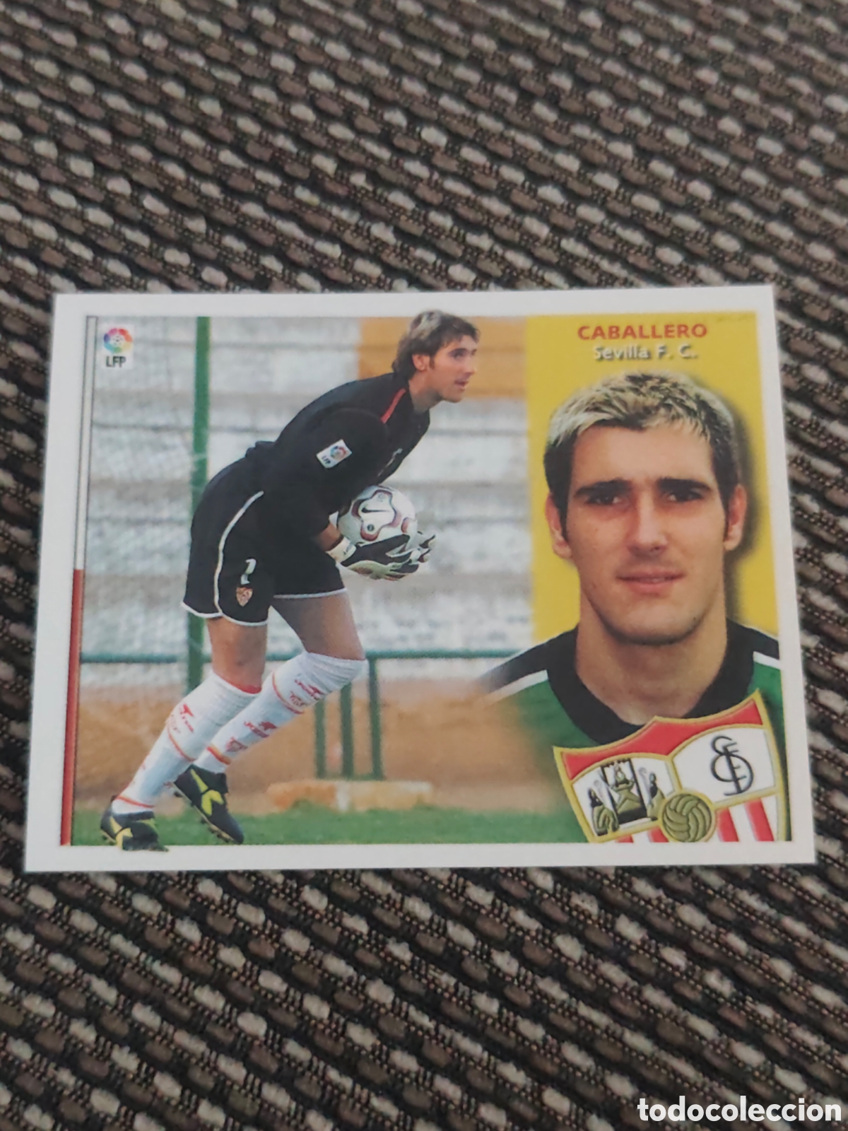 Figurine di Calcio: COLOCA CABALLERO SEVILLA EDICIONES ESTE 2002 2003