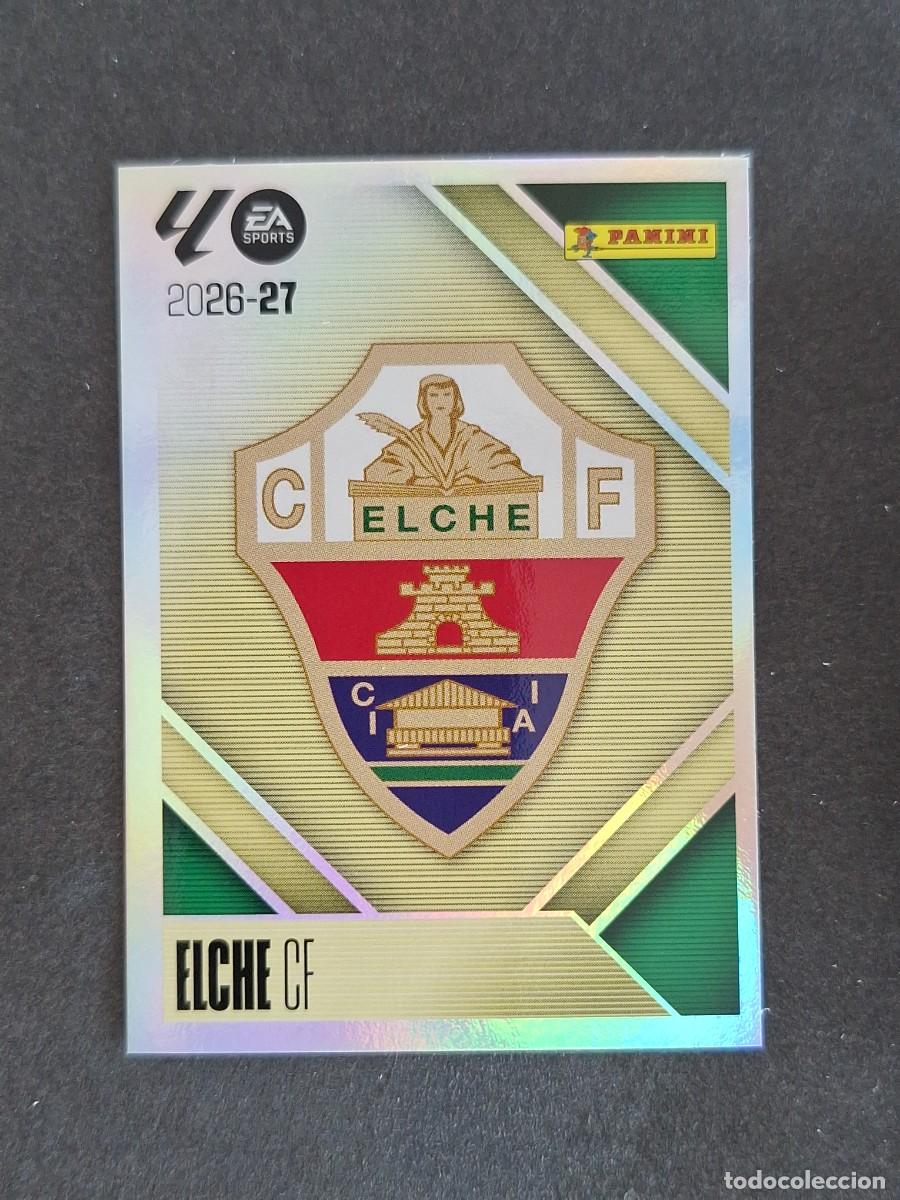 Figurine di Calcio: L1 ESCUDO ELCHE C. F. LIGA ESTE 2026 2027 26 27 NUNCA PEGADO SIN PEGAR