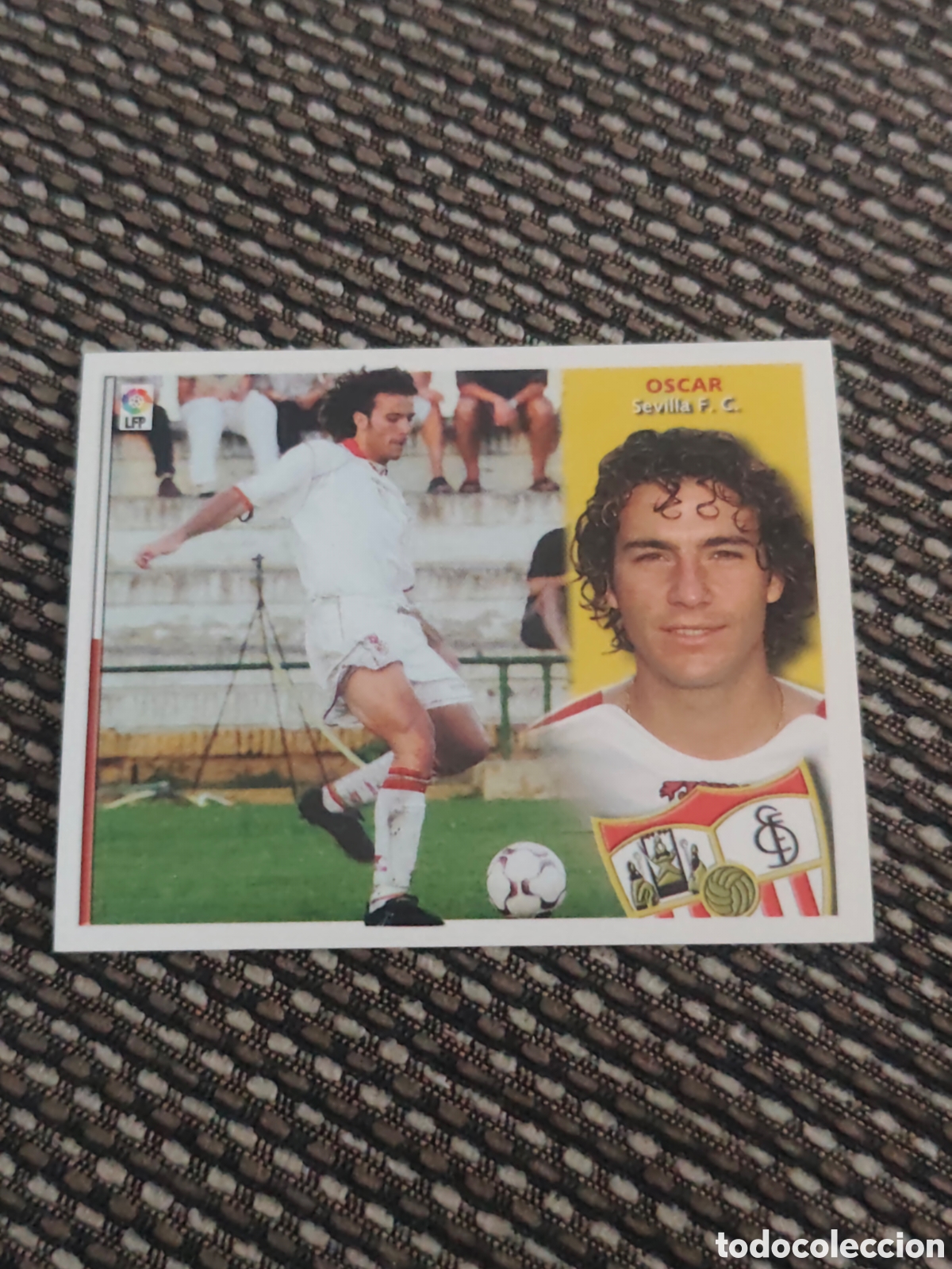 Figurine di Calcio: COLOCA &Oacute;SCAR SEVILLA EDICIONES ESTE 2002 2003