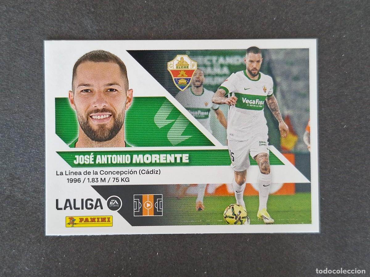 Figurine di Calcio: L1 MORENTE ELCHE C. F. LIGA ESTE 2026 2027 26 27 NUNCA PEGADO SIN PEGAR