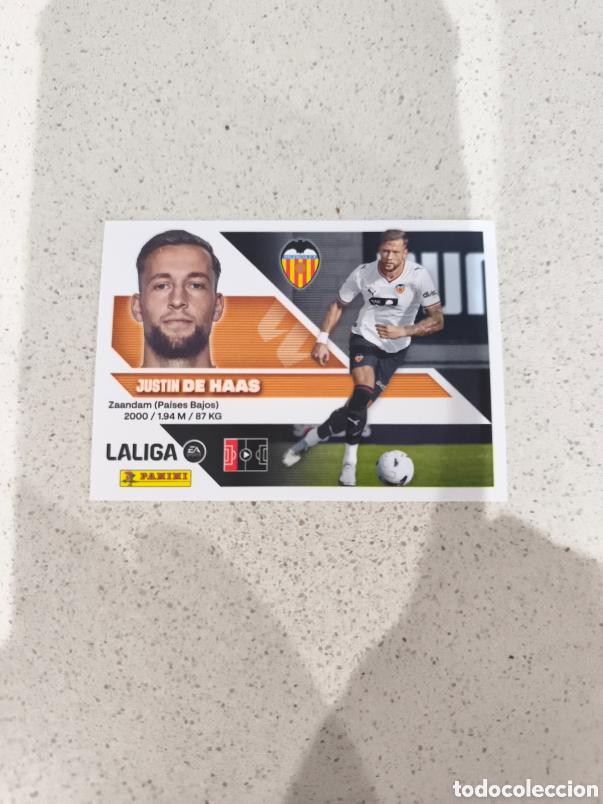 Cromos de f&uacute;tbol: CROMO N&Uacute;MERO 9 &Uacute;LTIMO FICHAJE DE HAAS VALENCIA. LIGA ESTE 26/27. PANINI. SEGUNDA EDICI&Oacute;N.
