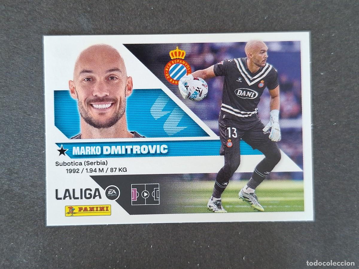 Cromos de f&uacute;tbol: L1 DMITROVIC R. C. D. ESPA&Ntilde;OL LIGA ESTE 2026 2027 26 27 NUNCA PEGADO SIN PEGAR