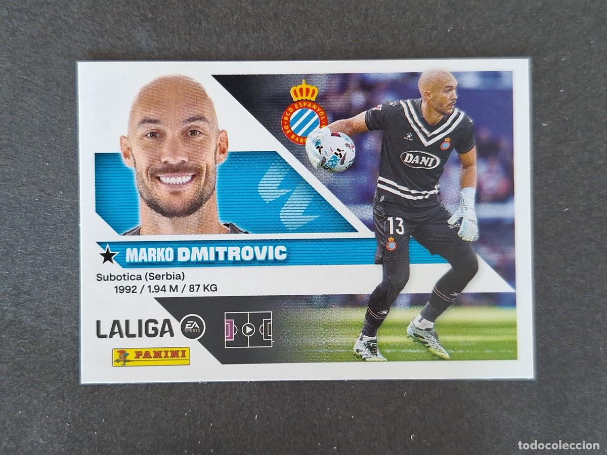 Cromos de f&uacute;tbol: L1 DMITROVIC R. C. D. ESPA&Ntilde;OL LIGA ESTE 2026 2027 26 27 NUNCA PEGADO SIN PEGAR