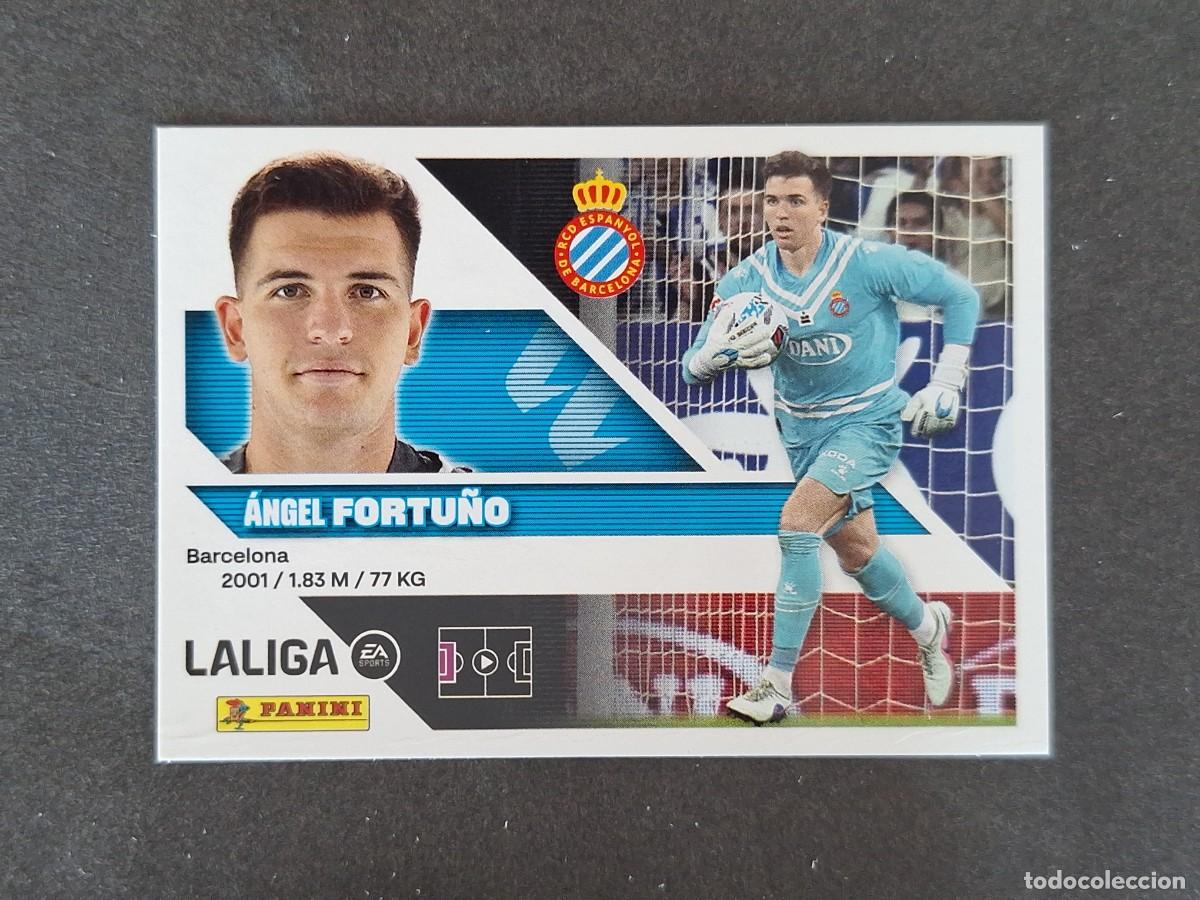 Cromos de f&uacute;tbol: L1 FORTU&Ntilde;O R. C. D. ESPA&Ntilde;OL LIGA ESTE 2026 2027 26 27 NUNCA PEGADO SIN PEGAR