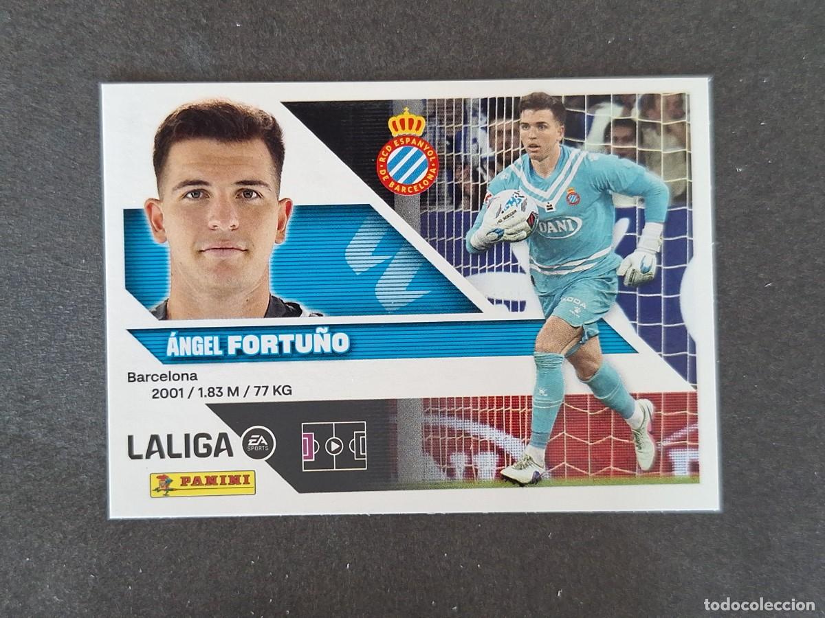 Cromos de f&uacute;tbol: L1 FORTU&Ntilde;O R. C. D. ESPA&Ntilde;OL LIGA ESTE 2026 2027 26 27 NUNCA PEGADO SIN PEGAR