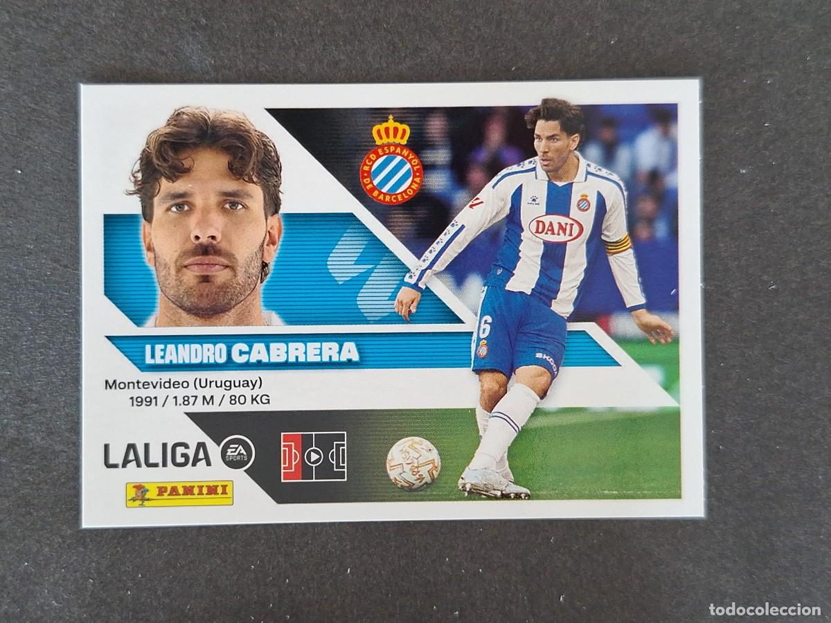 Cromos de f&uacute;tbol: L1 CABRERA R. C. D. ESPA&Ntilde;OL LIGA ESTE 2026 2027 26 27 NUNCA PEGADO SIN PEGAR