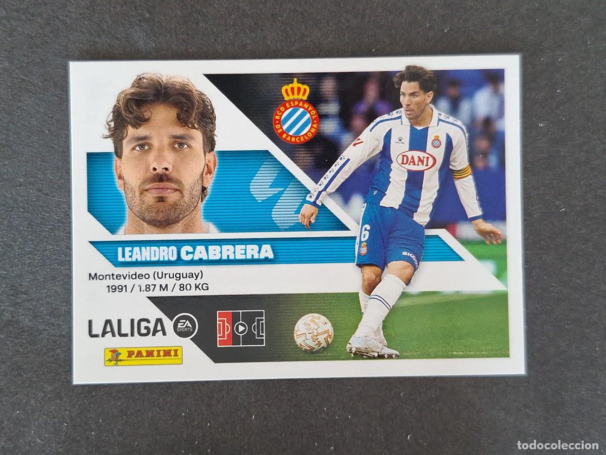 Cromos de f&uacute;tbol: L1 CABRERA R. C. D. ESPA&Ntilde;OL LIGA ESTE 2026 2027 26 27 NUNCA PEGADO SIN PEGAR