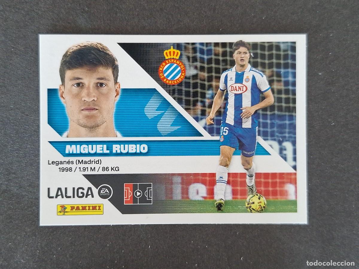 Cromos de f&uacute;tbol: L1 MIGUEL RUBIO R. C. D. ESPA&Ntilde;OL LIGA ESTE 2026 2027 26 27 NUNCA PEGADO SIN PEGAR
