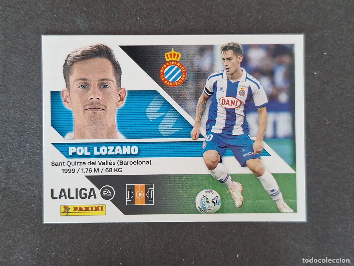 Cromos de f&uacute;tbol: L1 POL LOZANO R. C. D. ESPA&Ntilde;OL LIGA ESTE 2026 2027 26 27 NUNCA PEGADO SIN PEGAR