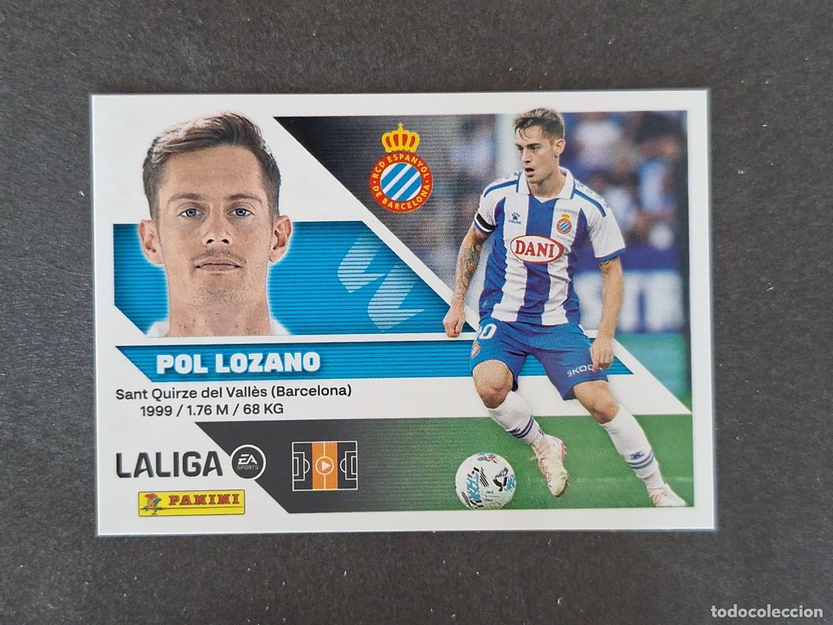 Cromos de f&uacute;tbol: L1 POL LOZANO R. C. D. ESPA&Ntilde;OL LIGA ESTE 2026 2027 26 27 NUNCA PEGADO SIN PEGAR