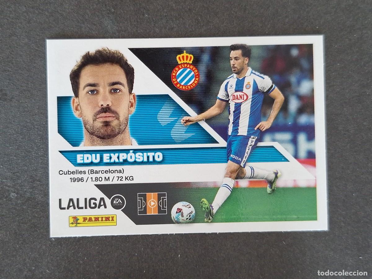 Cromos de f&uacute;tbol: L1 EDU EXPOSITO R. C. D. ESPA&Ntilde;OL LIGA ESTE 2026 2027 26 27 NUNCA PEGADO SIN PEGAR