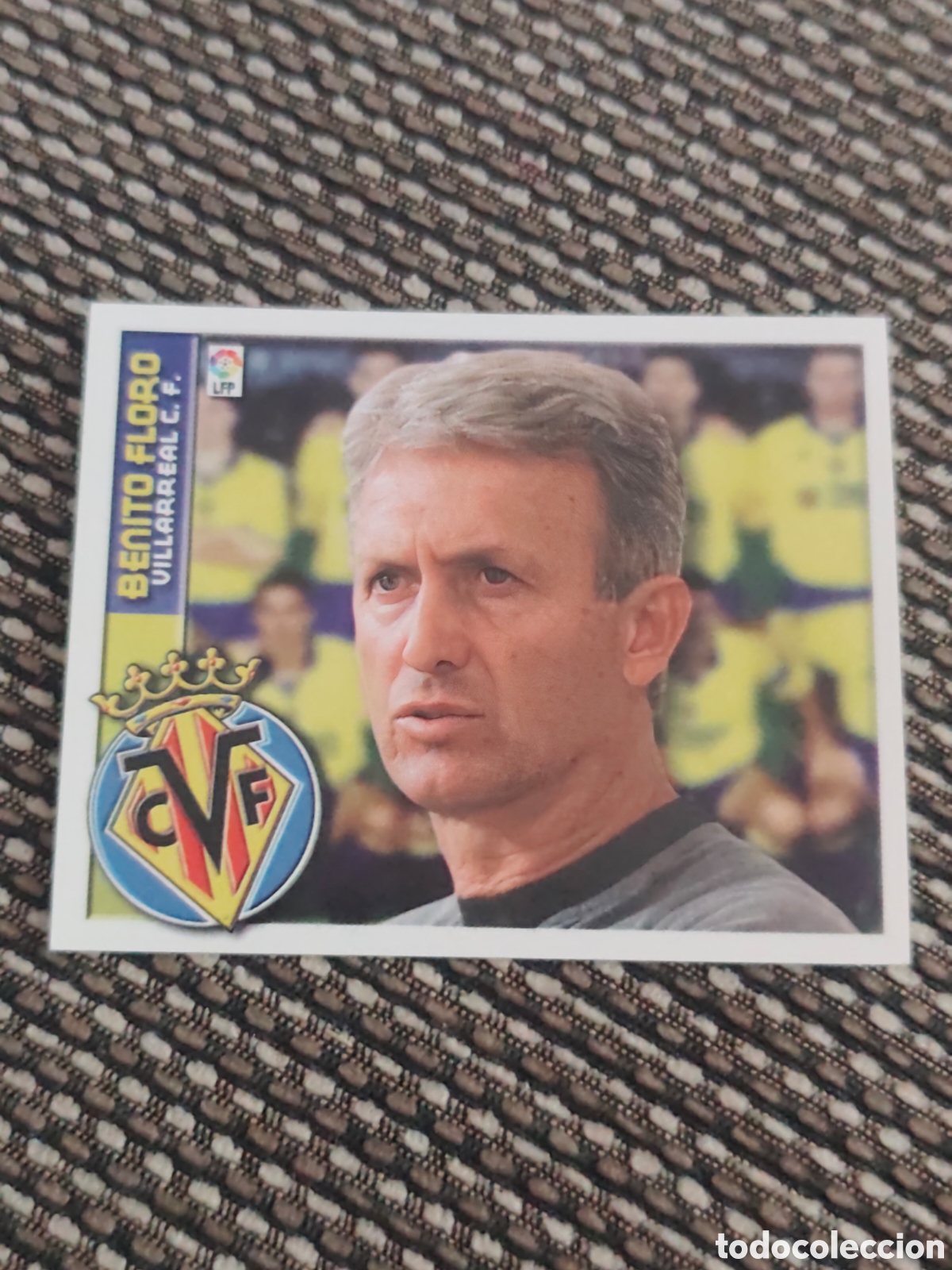 Cromos de f&uacute;tbol: COLOCA BENITO FLORO VILLARREAL EDICIONES ESTE 2002 2003