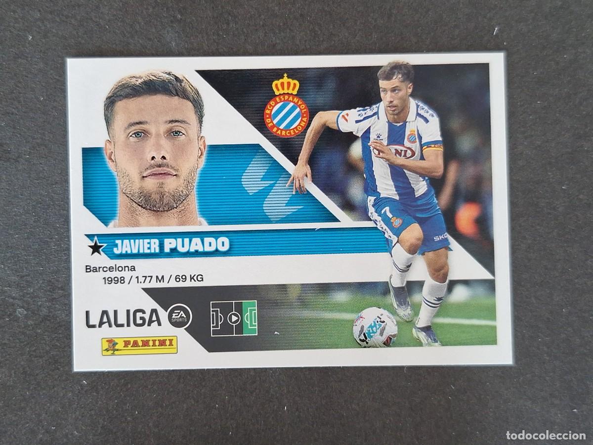 Cromos de f&uacute;tbol: L1 PUADO R. C. D. ESPA&Ntilde;OL LIGA ESTE 2026 2027 26 27 NUNCA PEGADO SIN PEGAR