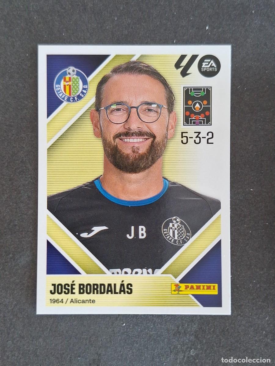 Cromos de f&uacute;tbol: L1 JOSE BORDALAS ENTRENADOR GETAFE C. F. LIGA ESTE 2026 2027 26 27 NUNCA PEGADO SIN PEGAR