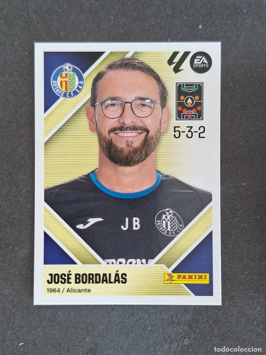 Cromos de f&uacute;tbol: L1 JOSE BORDALAS ENTRENADOR GETAFE C. F. LIGA ESTE 2026 2027 26 27 NUNCA PEGADO SIN PEGAR