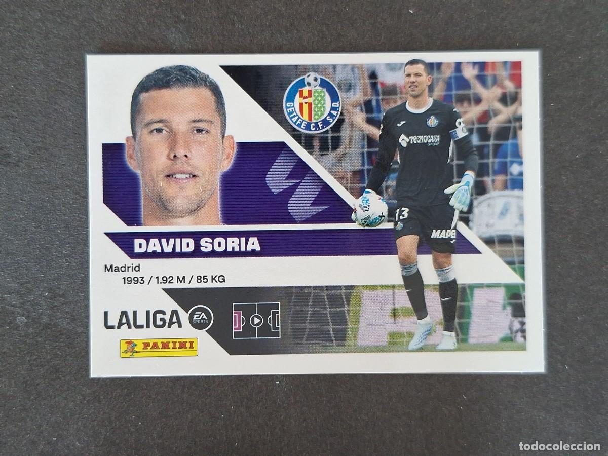 Cromos de f&uacute;tbol: L1 DAVID SORIA GETAFE C. F. LIGA ESTE 2026 2027 26 27 NUNCA PEGADO SIN PEGAR