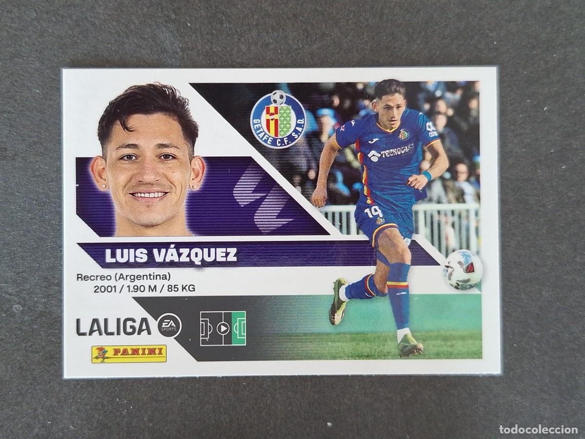 Cromos de f&uacute;tbol: L1 LUIS VAZQUEZ GETAFE C. F. LIGA ESTE 2026 2027 26 27 NUNCA PEGADO SIN PEGAR