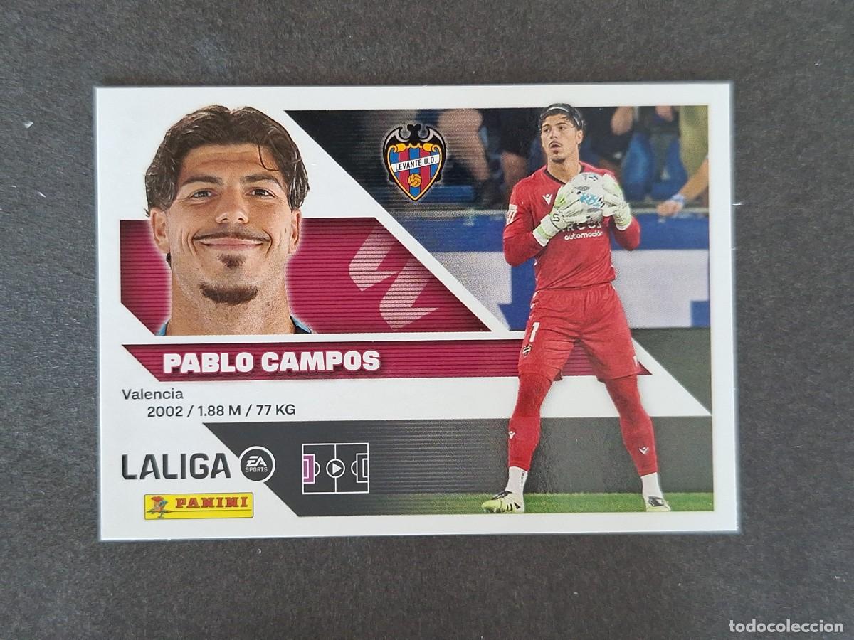 Cromos de f&uacute;tbol: L1 PABLO CAMPOS LEVANTE U. D. LIGA ESTE 2026 2027 26 27 NUNCA PEGADO SIN PEGAR
