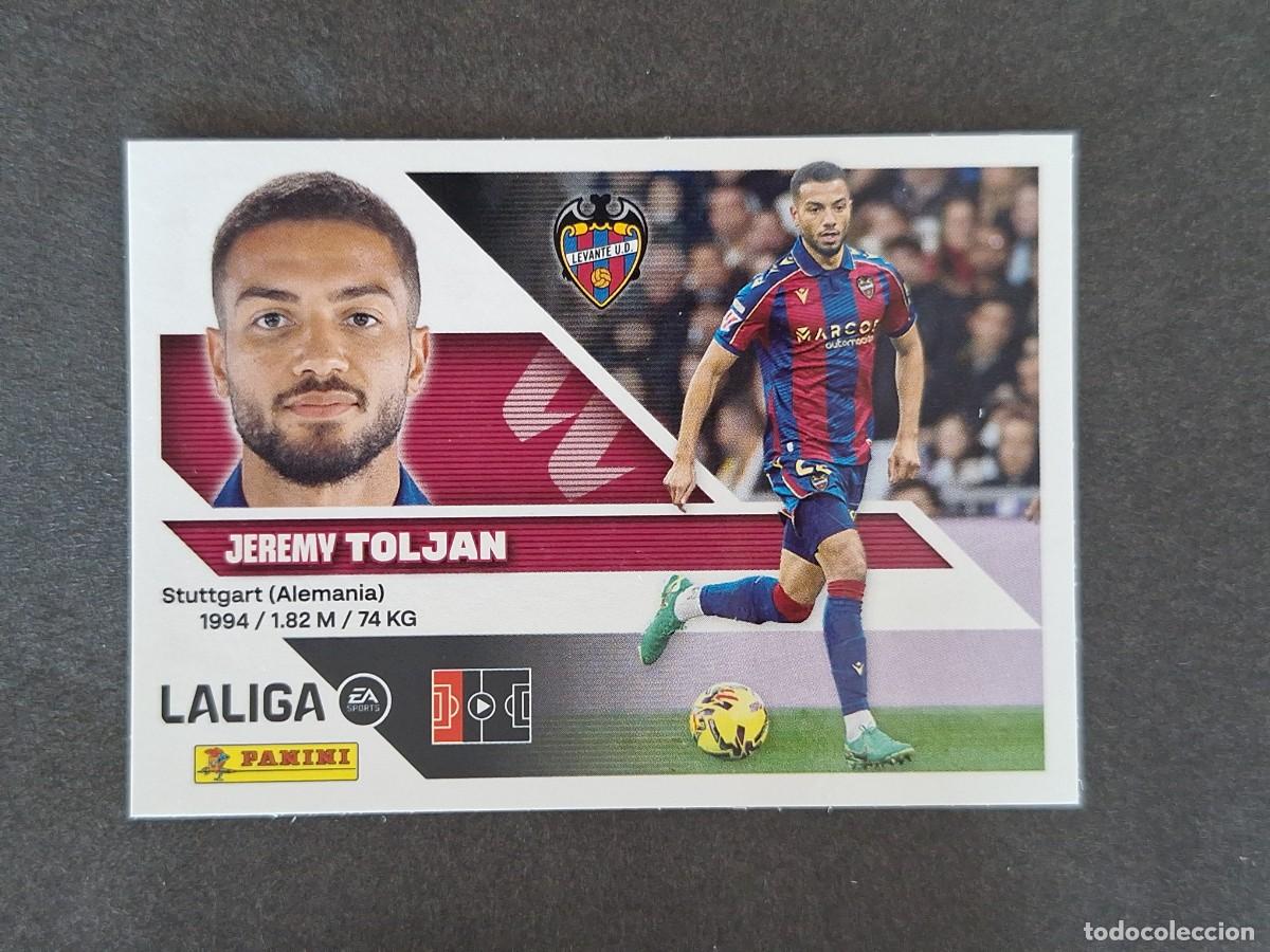 Cromos de f&uacute;tbol: L1 TOLJAN LEVANTE U. D. LIGA ESTE 2026 2027 26 27 NUNCA PEGADO SIN PEGAR