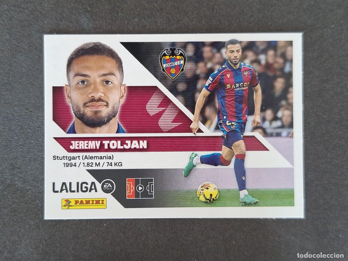 Cromos de f&uacute;tbol: L1 TOLJAN LEVANTE U. D. LIGA ESTE 2026 2027 26 27 NUNCA PEGADO SIN PEGAR