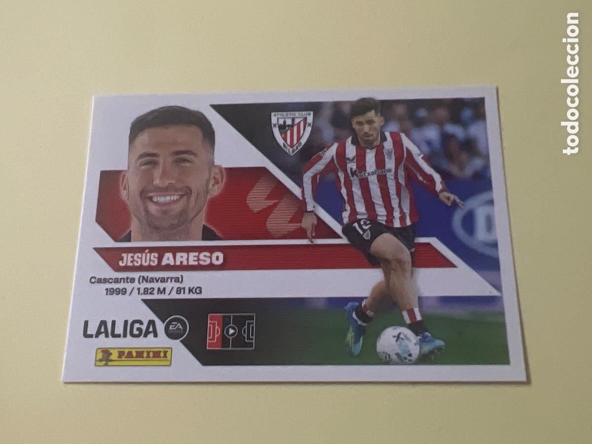 Cartes &agrave; collectionner de Football: C2214. Areso Athletic de Bilbao liga 2026 2027 26 27 ediciones este