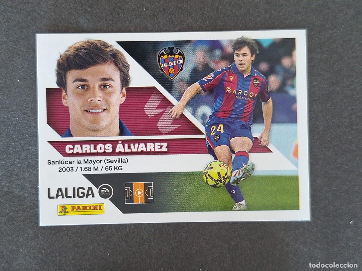 Cartes &agrave; collectionner de Football: L1 CARLOS ALVAREZ LEVANTE U. D. LIGA ESTE 2026 2027 26 27 NUNCA PEGADO SIN PEGAR