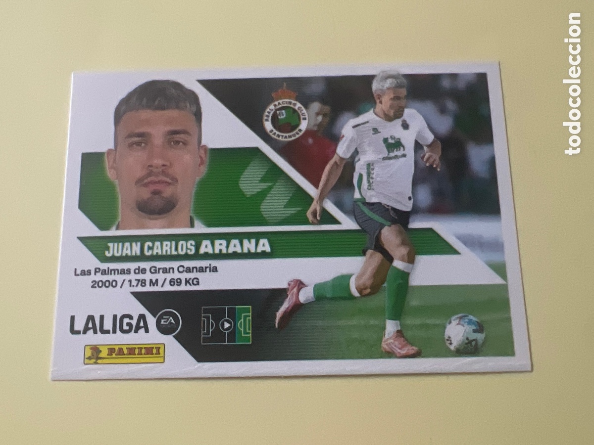 Cartes &agrave; collectionner de Football: C2215. Cromo Panini Liga Este 2026/2027 26/27 racing Santander Arana 19