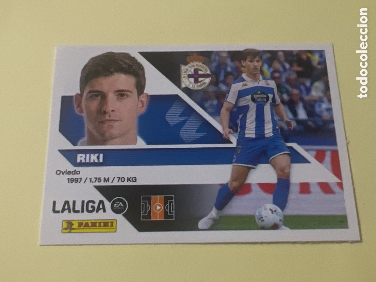 Figurine di Calcio: C2218. 12 RIKI (Deportivo) - PANINI Liga ESTE 2026-27 Sticker