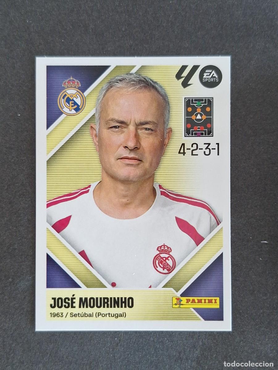Figurine di Calcio: L1 JOSE MOURINHO ENTRENADOR REAL MADRID LIGA ESTE 2026 2027 26 27 NUNCA PEGADO SIN PEGAR