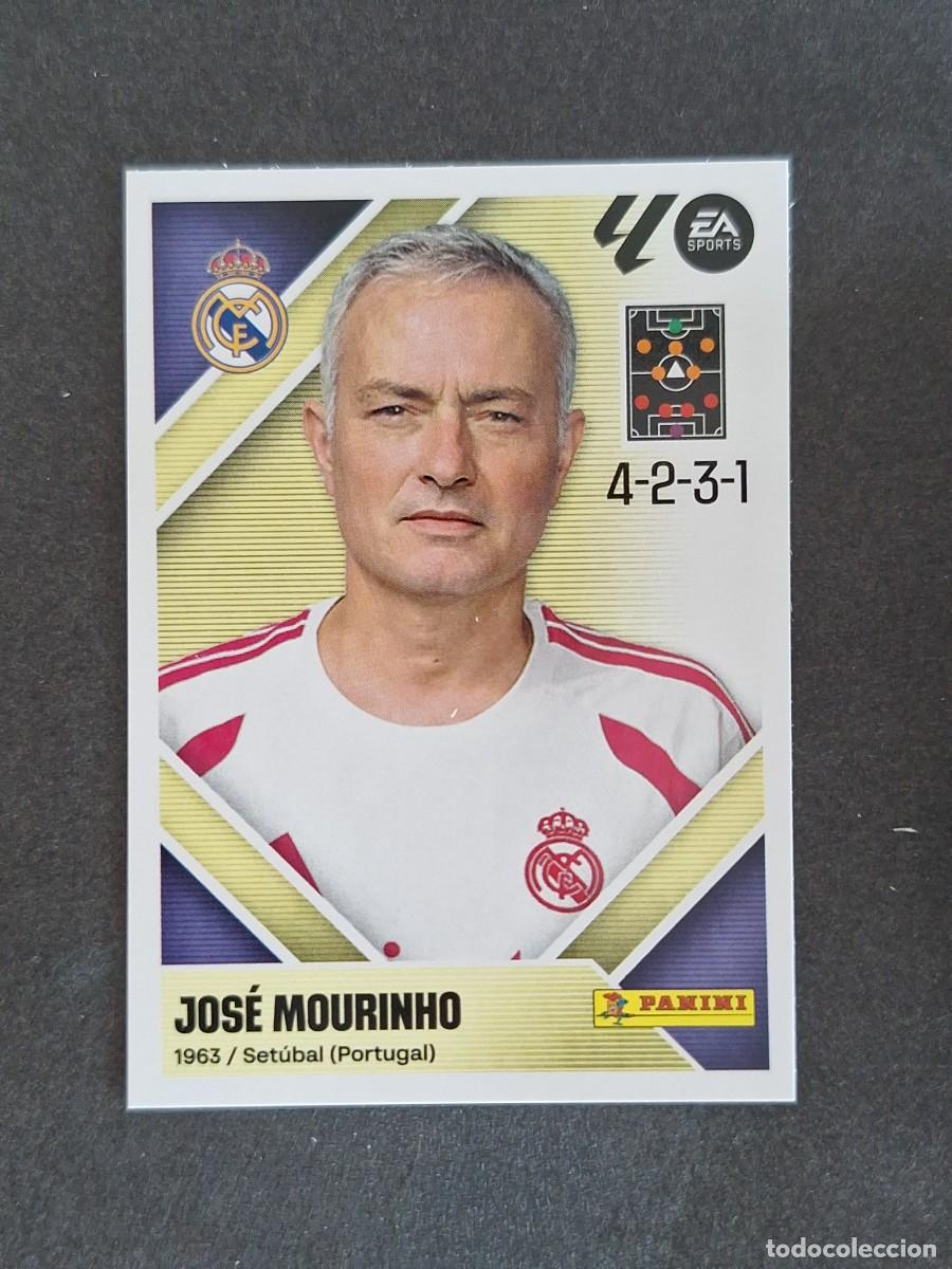 Figurine di Calcio: L1 JOSE MOURINHO ENTRENADOR REAL MADRID LIGA ESTE 2026 2027 26 27 NUNCA PEGADO SIN PEGAR