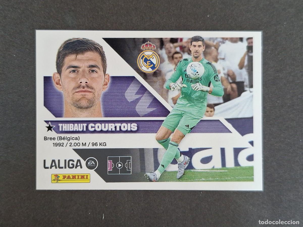 Figurine di Calcio: L1 COURTOIS REAL MADRID LIGA ESTE 2026 2027 26 27 NUNCA PEGADO SIN PEGAR