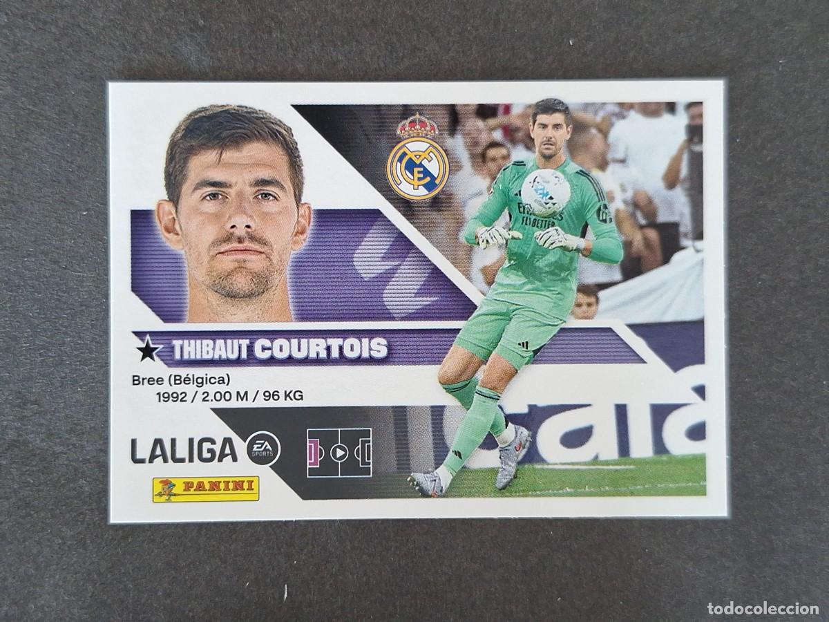 Figurine di Calcio: L1 COURTOIS REAL MADRID LIGA ESTE 2026 2027 26 27 NUNCA PEGADO SIN PEGAR