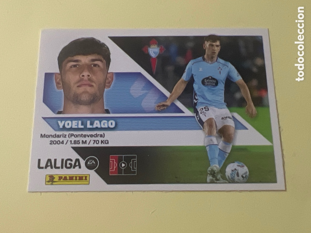 Figurine di Calcio: C2225. 9B YOEL LAGO (Celta) - PANINI Liga ESTE 2026-27 Sticker
