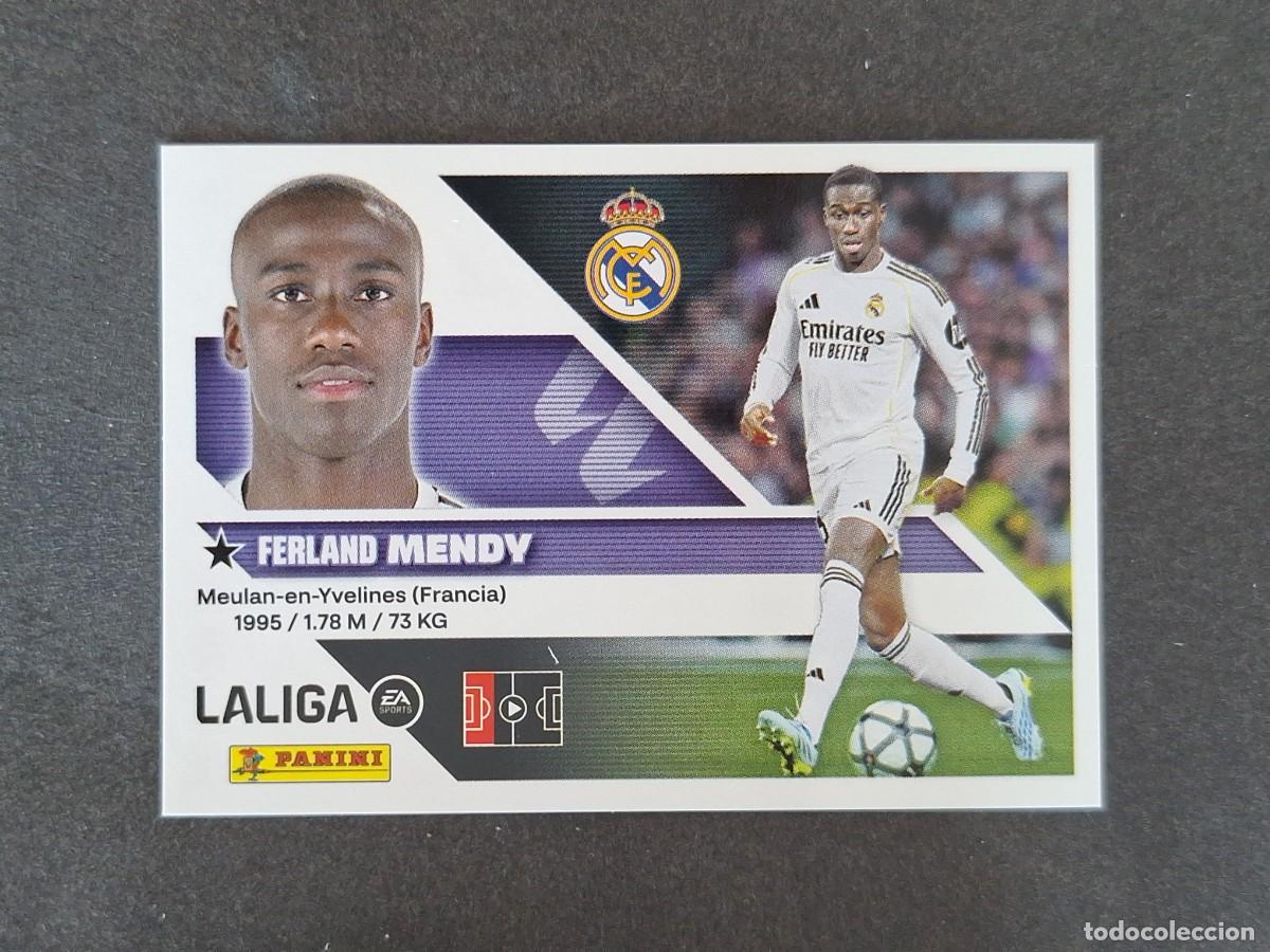 Figurine di Calcio: L1 MENDY REAL MADRID LIGA ESTE 2026 2027 26 27 NUNCA PEGADO SIN PEGAR