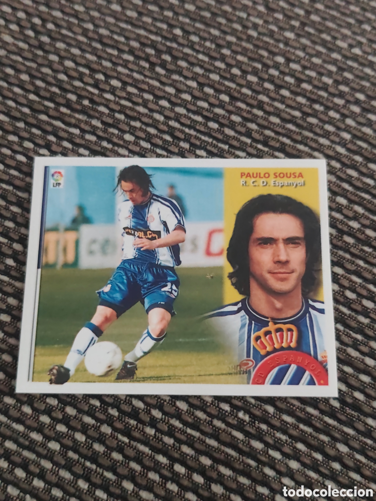 Figurine di Calcio: BAJA PAULO SOUSA ESPANYOL EDICIONES ESTE 2002 2003