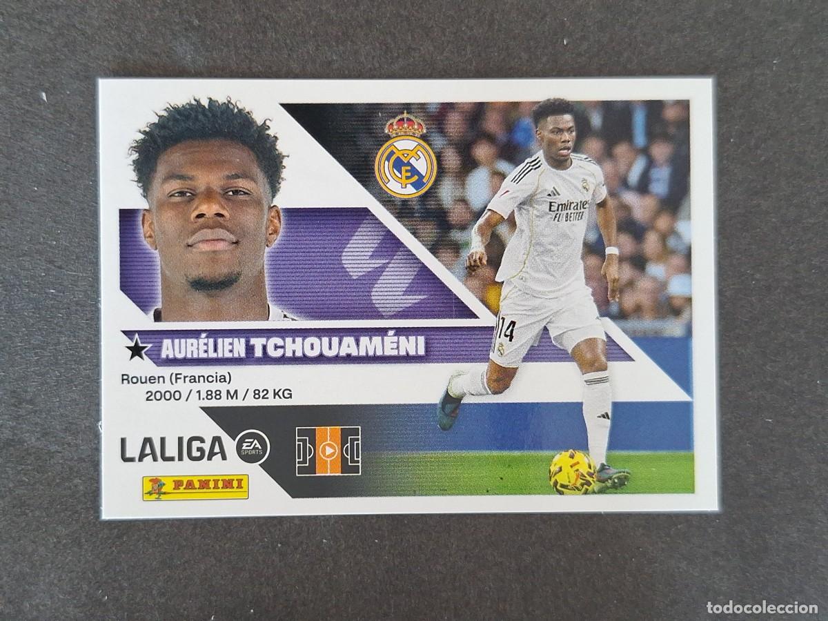 Figurine di Calcio: L1 TCHOUAMENI REAL MADRID LIGA ESTE 2026 2027 26 27 NUNCA PEGADO SIN PEGAR