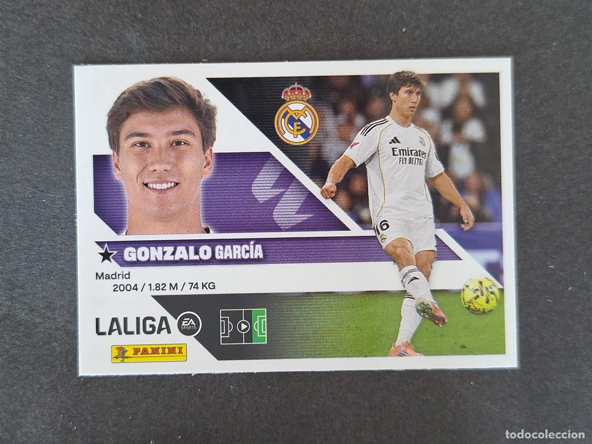 Cromos de f&uacute;tbol: L1 GONZALO REAL MADRID LIGA ESTE 2026 2027 26 27 NUNCA PEGADO SIN PEGAR