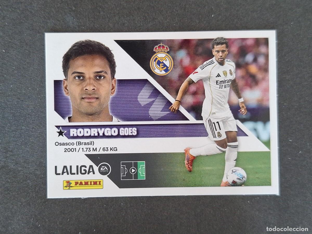 Cromos de f&uacute;tbol: L1 RODRYGO REAL MADRID LIGA ESTE 2026 2027 26 27 NUNCA PEGADO SIN PEGAR