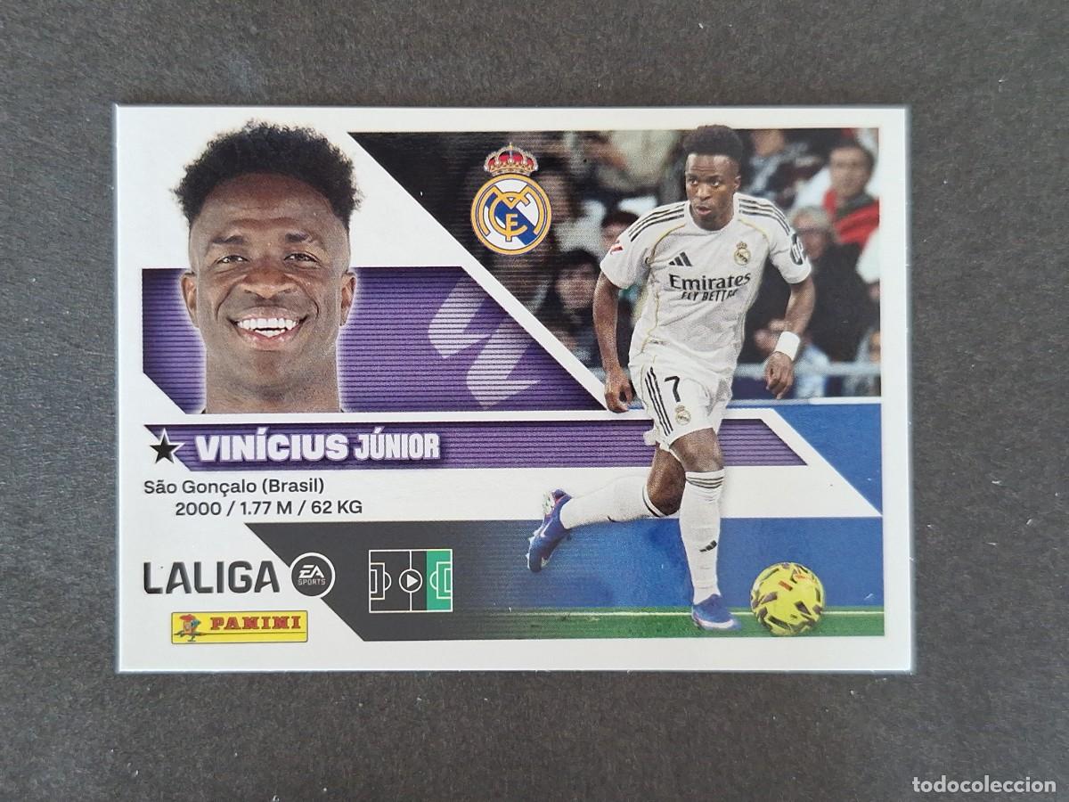 Cromos de f&uacute;tbol: L1 VINICIUS REAL MADRID LIGA ESTE 2026 2027 26 27 NUNCA PEGADO SIN PEGAR