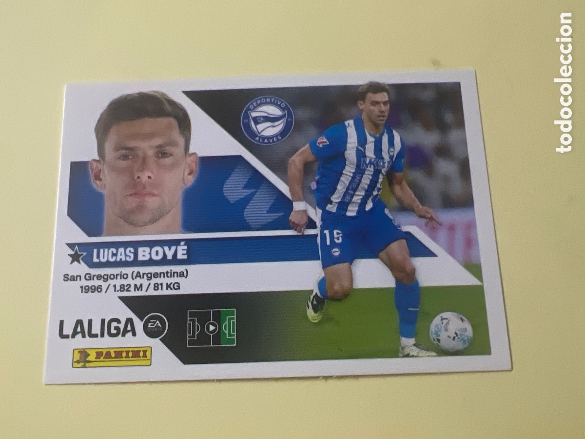Cromos de f&uacute;tbol: C2230. Cromo Panini Liga Este 2026/2027 26/27 Alaves Lucas Boye 20